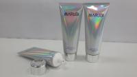 Tube cosmétique d'emballage stratifié par matériel de film de laser avec le chapeau plaqué