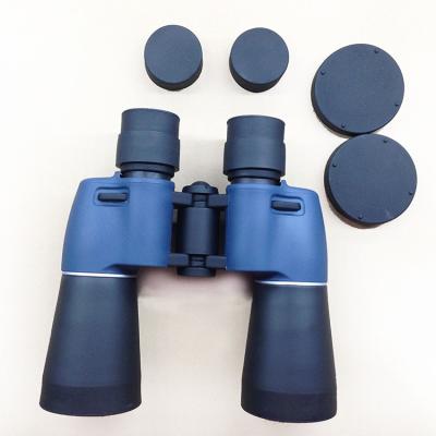 Binóculos impermeáveis de prisma Bak4 dos binóculos 7x50 azuis portáteis com correias