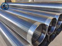 le tuyau enveloppé par fil de fente de 1.0mm a complètement soudé l'acier inoxydable