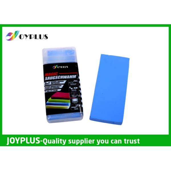 Blue Color Car Wash Mitt , Microfiber Cloths For Car Cleaning Polishing HO0310