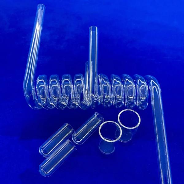 Factory Custom High Temperature Resistant Transparent Quartz Spiral Pipe