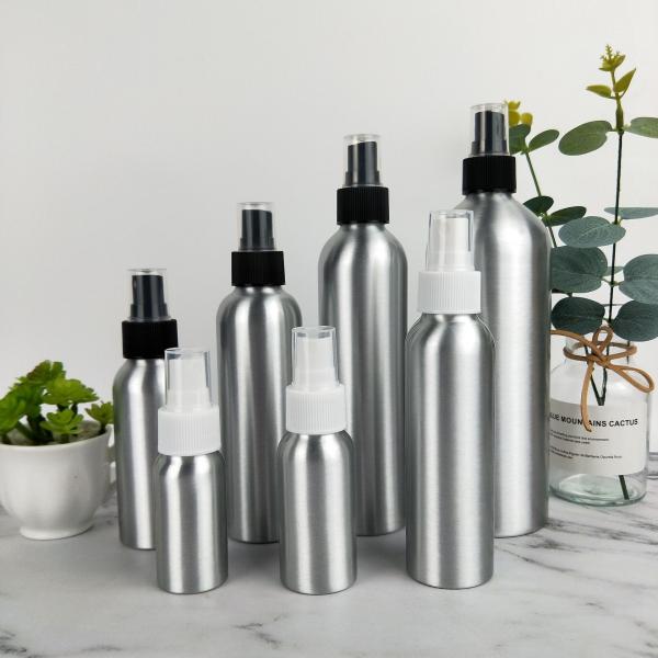 Empty Silver 15ml 30ml 50ml 100ml 250ml 500ml 600ml 1000ml Aluminum Water Bottle PERFUME Personal Skin Care Packaging