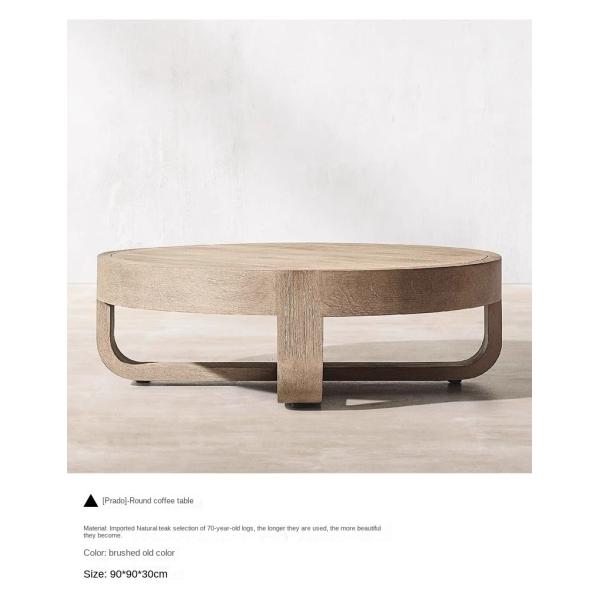 Solid Teak Wood Garden Sofa Set Outdoor Lounge Bed With High Rebound Sponge Cushion