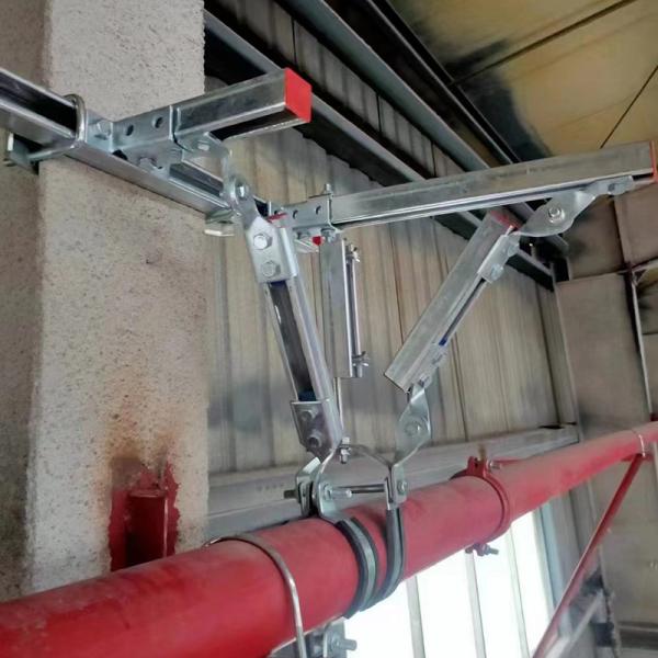 Adjustable Heavy Duty Metal Seismic Bracing Brackets Stainless Steel
