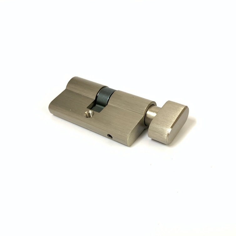 60mm Brass Cylinder Lock Privacy Bathroom Barrel Lock For WC
