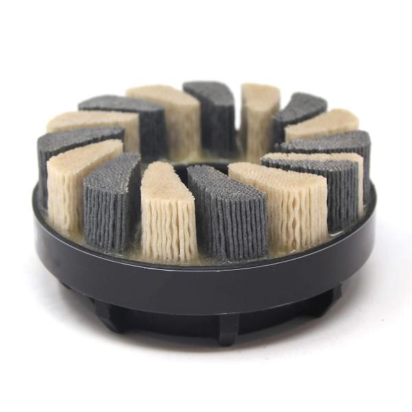Brush para lijar metal abrasivo OEM Brush de alambre para lijar madera Nylon
