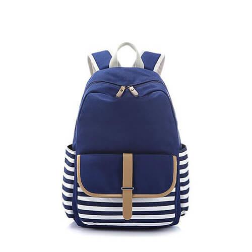 Blue Man Packable Laptop Backpack Book Bags Ultralight Collapsible Eco Friendly