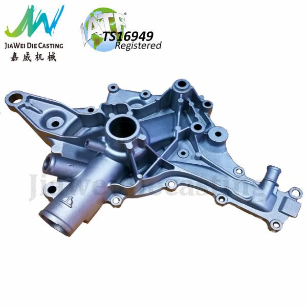 OEM / ODM Automobile Water Pump Cover , Aluminium Pressure Die Casting Products