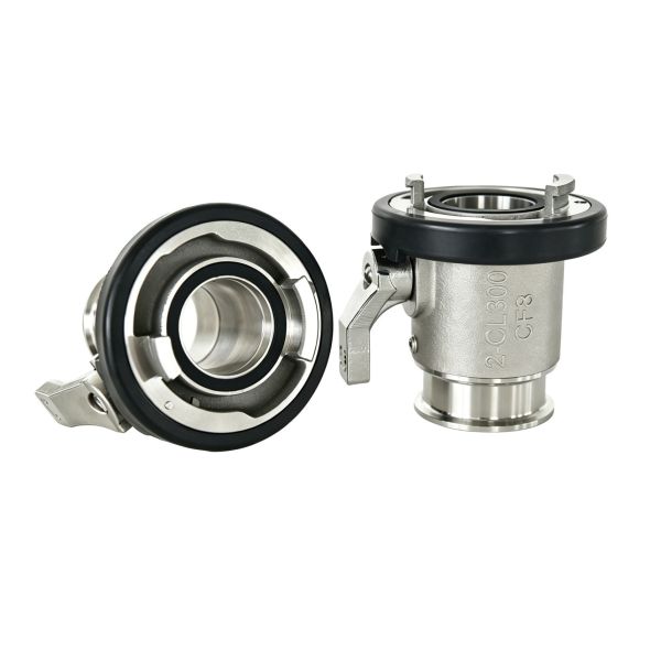 Stainless Steel Dual-Interlock Quick Connect Coupling with 16bar Working Pressure and EPDM Seal for Liquid Cooling Main Lines