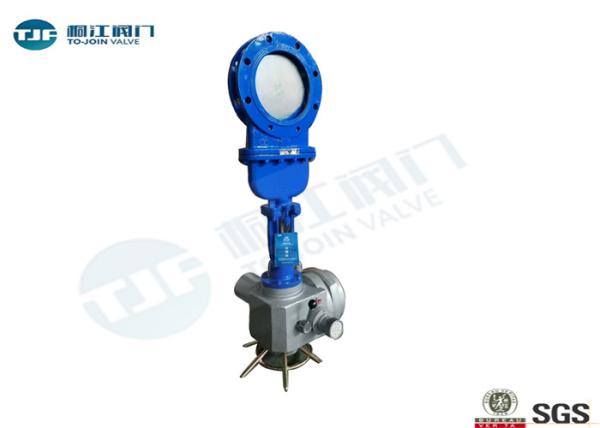 Rising Stem Gate Valve Electric Actuator Operated For Steel Industry