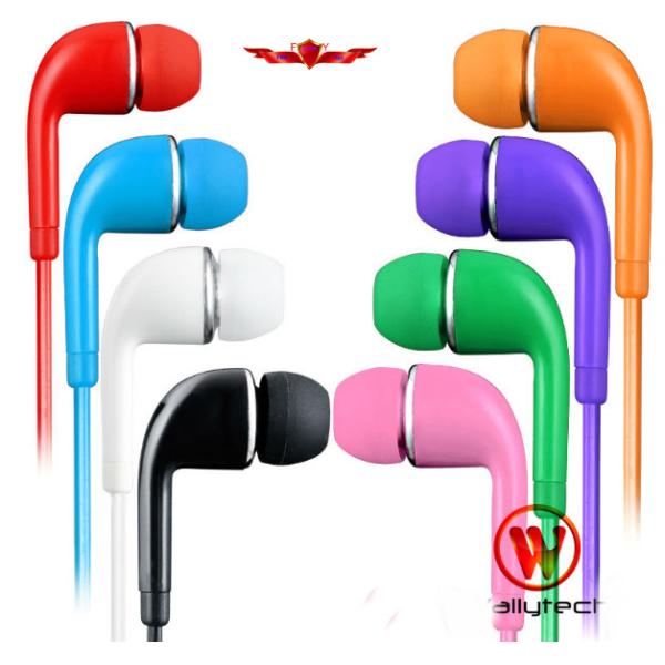 Newest Multi Color 3.5MM Wired HD Earphone With MIC For Samsung Galaxy Note3