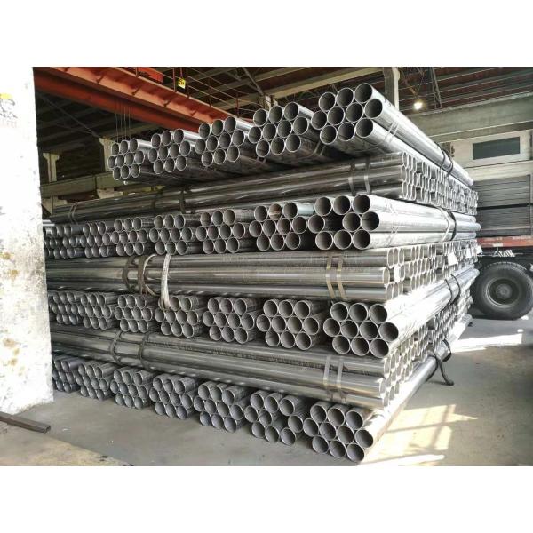 Erw Carbon / Alloy Welded Steel Tube Round Shape For Mechanical Engineer