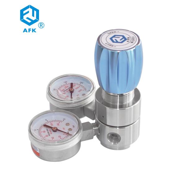 SS316L Piston type Nitrogen Oxygen natural gas pressure regulator