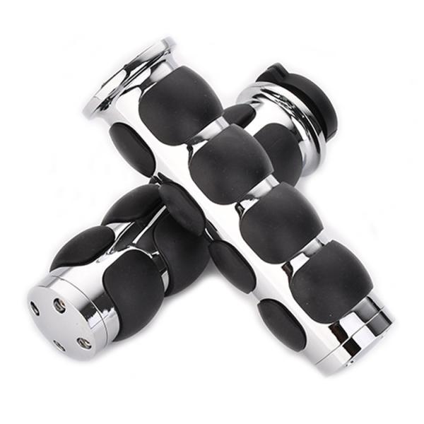 Replace/Repair Custom Chrome Zinc Alloy Hand Grips for Harley Davidson Motorcycle