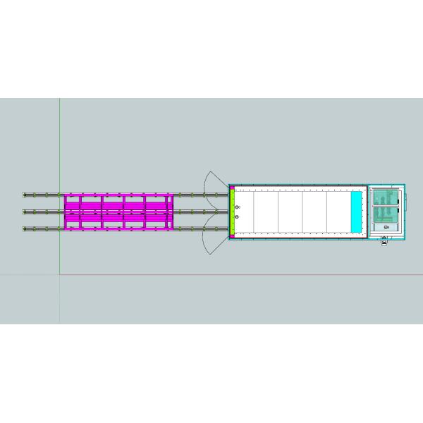 180~230 Celsius Electric Powder Coating Curing Oven Energy Saving