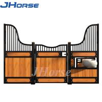 La parada estándar del caballo afronta los paneles sólidos de los establos del caballo de 12 pies con la puerta deslizante