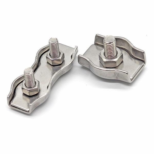 New Stainless Steel Rigging Hardware Mono Double Clamp Easy Installation