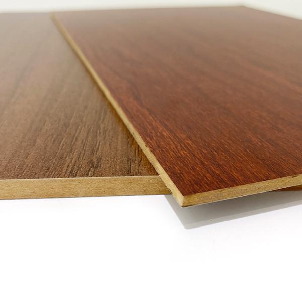 High Gloss Cherry Melamine MDF Board Wear Resistant 9-25mm Thickness for Furniture