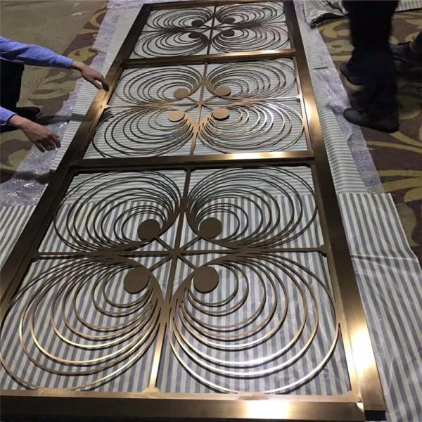 Stainless Steel Room Divider Elegant Separation Stainless Steel Sliding 304 316 Grade