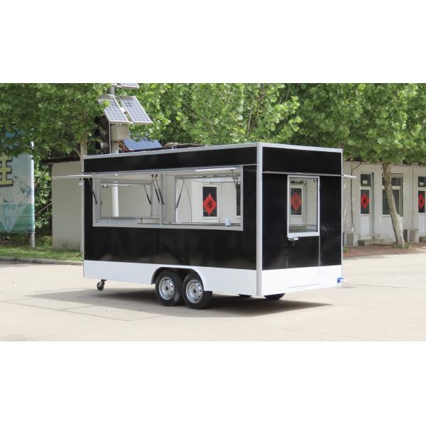 4 Wheels Technology Mobile Beauty Spa Salon Trailer for Dairy Products Long Service Life
