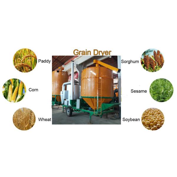 Volumen verde móvil de la secadora de grano 3.8m3 -18M3 Silo