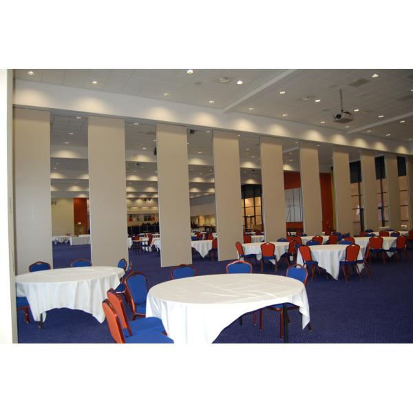 Commercial Aluminum Track Sliding Door Divider Operable Wall Panel 4m Height