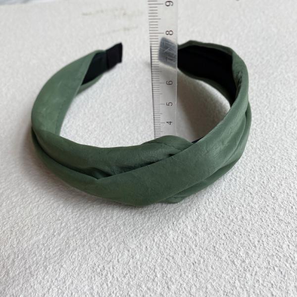 GLH008 Vintage solid color leather pu headbands cross hair hoop pressure hair out online celebrity headwear