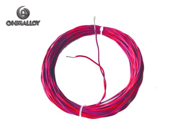 Revestimento da borracha de silicone das costas do cabo de par termoelétrico da isolação da fibra de vidro multi