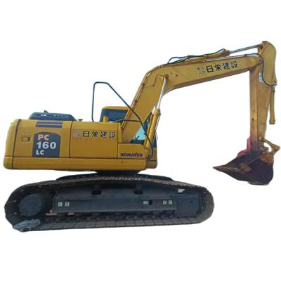 PC160 Used Japan Excavator Construction Medium Komatsu Crawler Excavator