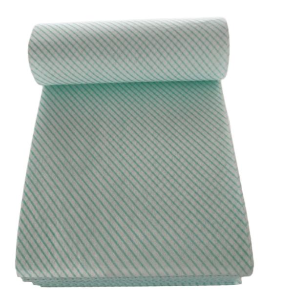 45GSM Tissu d'essuie-glace jetable, liant chimique multicolore non tissé