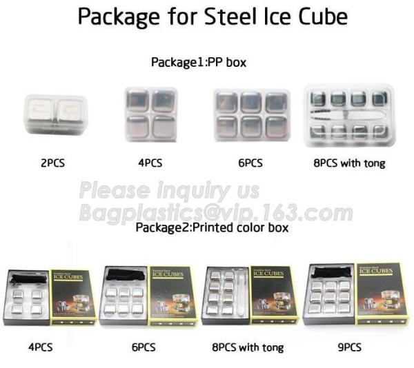 stainless steel whisky stones free sample reusable metal ice cubes, Stainless Steel Whiskey Chilling Rocks Ice Cube Whis