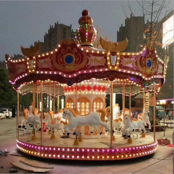 christmas carousel high-quality hot-selling carousel horse for sale kids merry go round animal horse