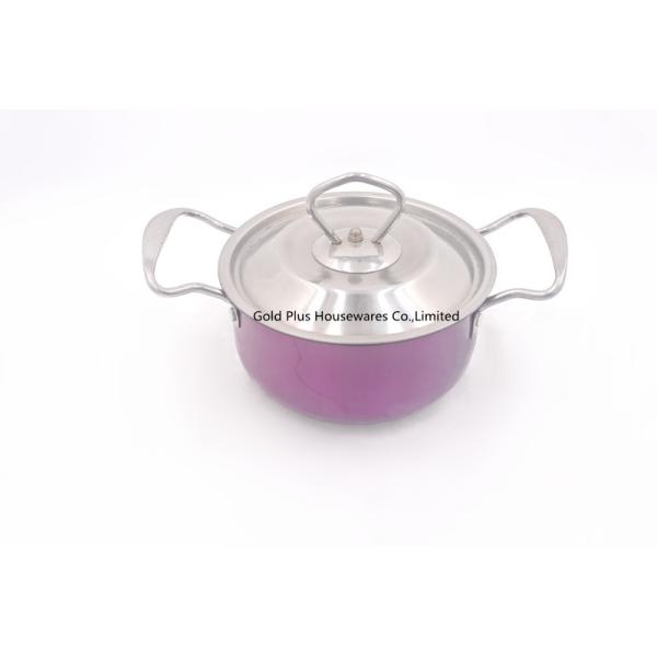Kitchen Casseroles SS Cooking Soup Hot Pot Set With Cover LFGB
