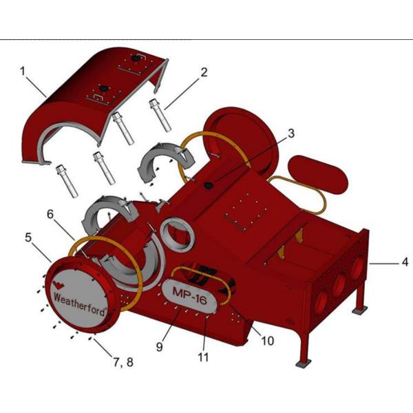 Weatherford Triplex Mud Pump ISO 9001 Certified, LEWCO MUD PUMP PISTON, EWCO MUD PUMP FLUID END, WEATHERFORD LINER