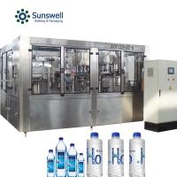 Linha de produção mineral automática da máquina de enchimento SS304 da água 380V