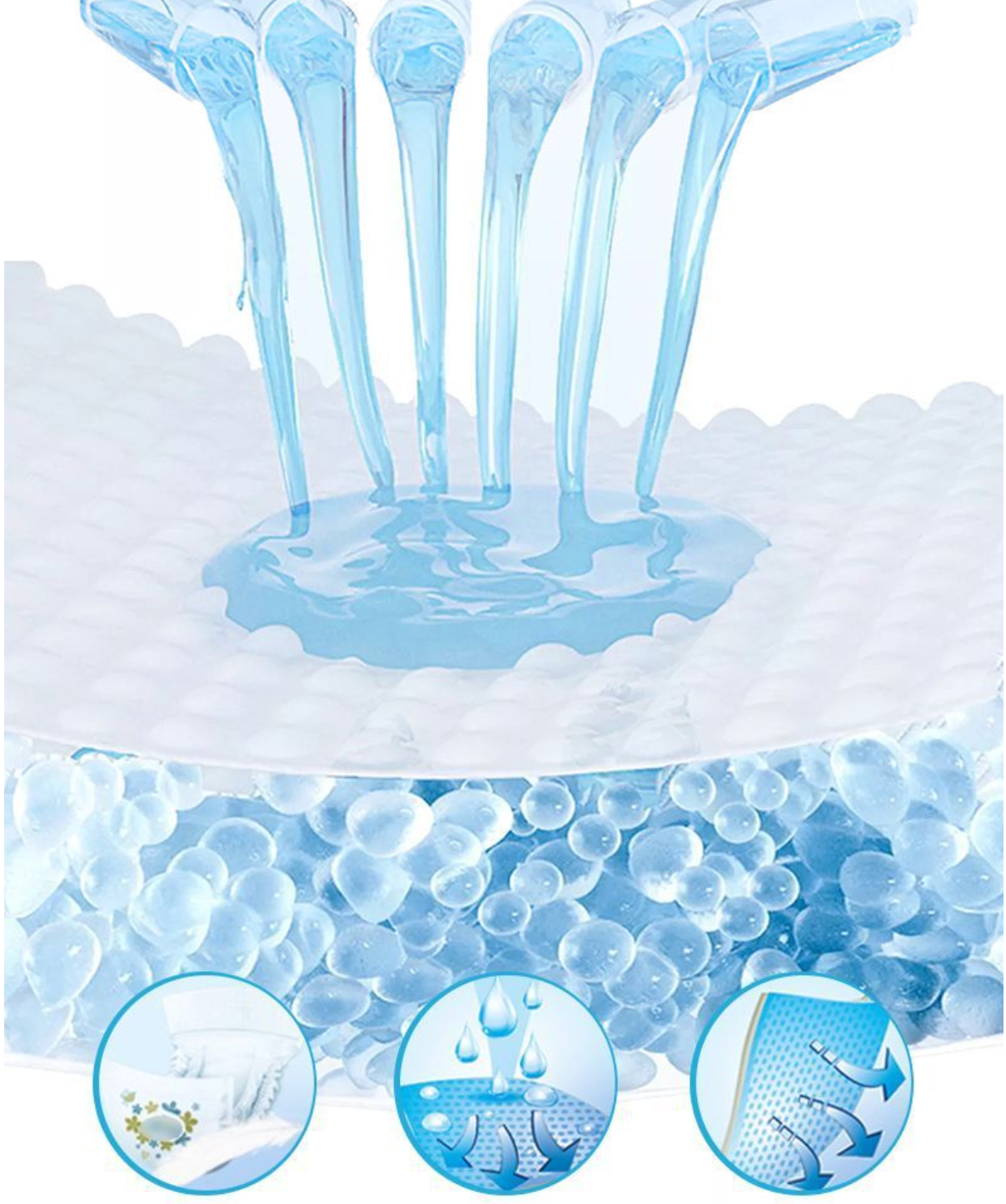 Medical Care Disposable Adult Diapers Disposable SAP Soft Diaper Changing Pads