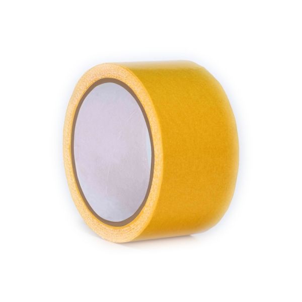 Yellow Paper Double-Sided Cloth Tape Super Strong Acrylic Adhesion 5CM Grid Cloth with High No Trace Double-Sided Feature