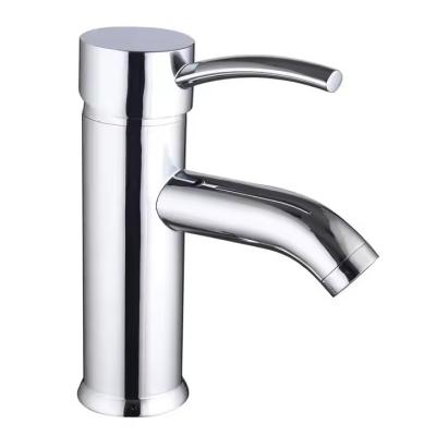 Lavatory Vanity Sink Faucet With Plate Earthenware Cartridge And Single Handle Design