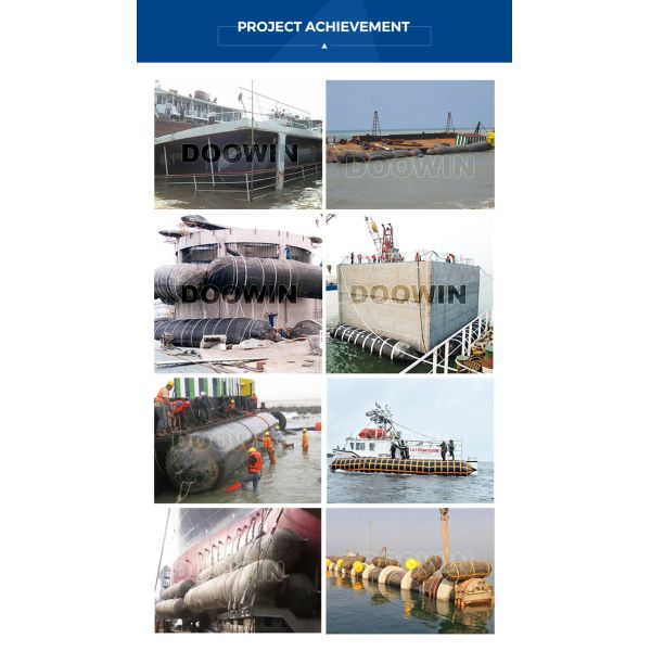 DOOWIN CE Certified Pneumatic Air bags Marine Rubber Boat Salvage Airbags