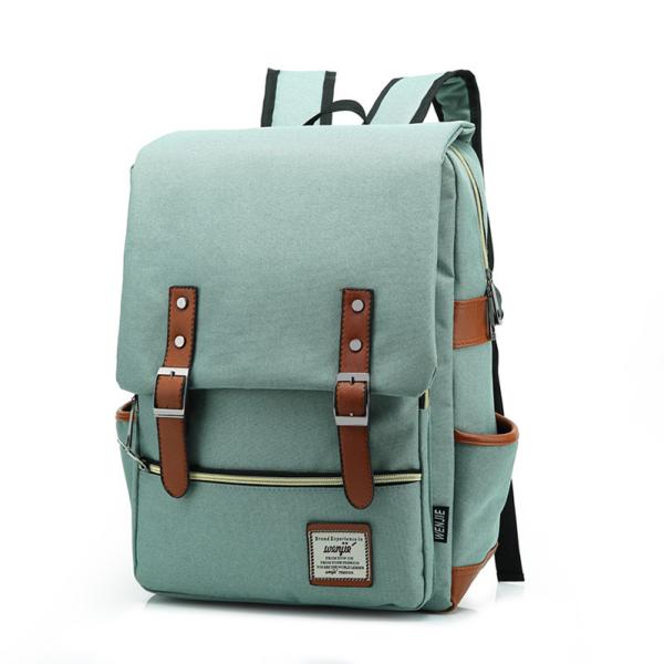 The new outdoor men and women personalized retro fashion canvas backpack shoulder bag