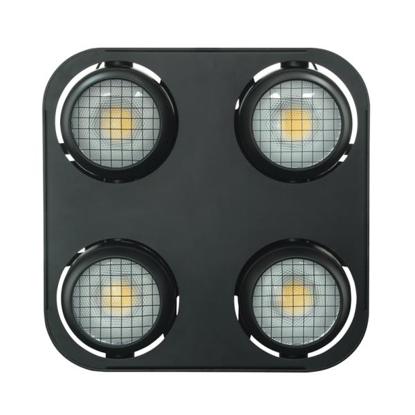 Светодиодный жалюзи 4x90W Светодиодный COB Сценическое освещение янтарь и теплый белый светодиодные жалюзи для зрителей Светодиодный DJ музыкальный бар