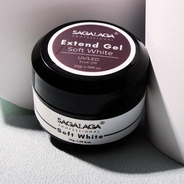 Private Labels Soft White Color Nails Gel Uv Jelly Gel Builder Nail Extension Hard Gel for Nails in Jar