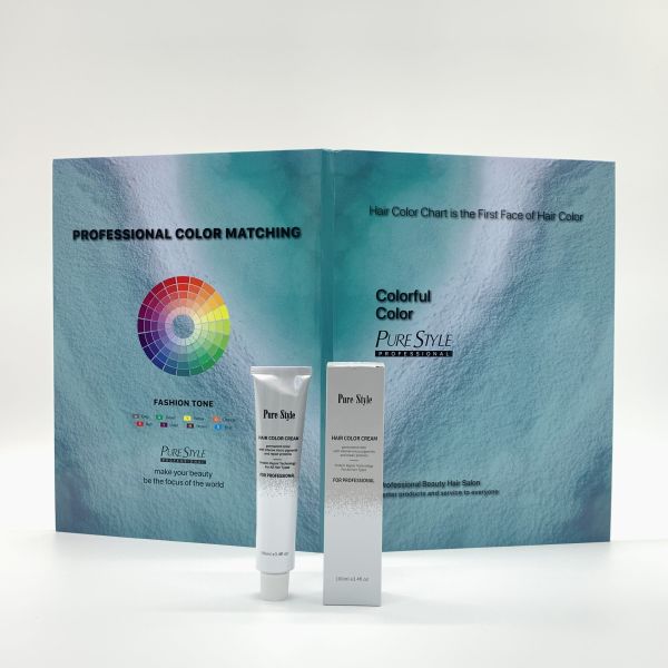 PureStyle en stock Produits professionnels de salon permanents Faible ammoniaque Coloration permanente brillante Crème colorante capillaire biologique à base de plantes