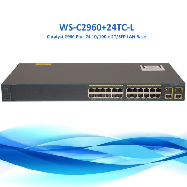WS-C2960+24TC-L 32Gbps Cisco Catalyst 2960 Plus Switch NIB