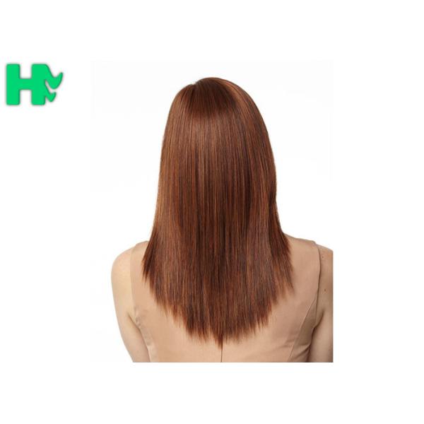 Red Color Synthetic Hair Wigs 16 inch None Lace Elegant Ladies Wigs