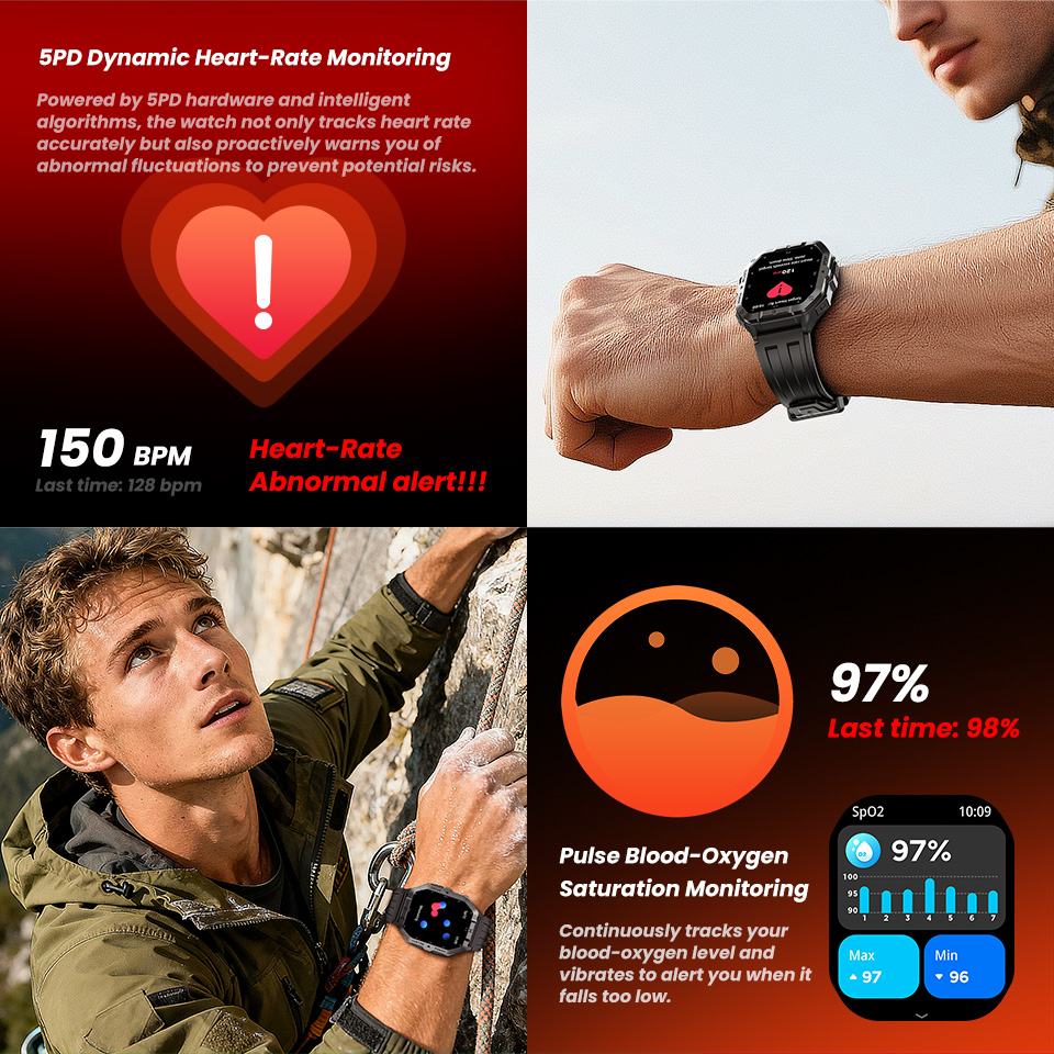 SHUANXIANG GPS Smart Watch C32 Pro 2ATM Waterproof TFT Display 5-10 Days Battery Multisport Tracker Barometer Altimeter Compass