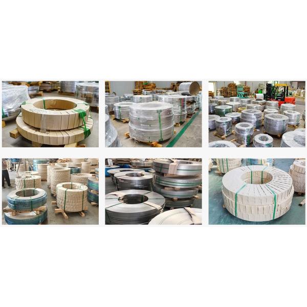 201 Нержавеющая сталь лента для упаковочной ленты 0,4 - 3,0 мм холодно проката 201 Нержавеющая сталь ленты SS рулон