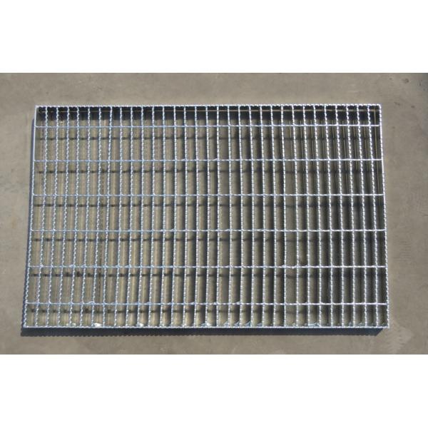 Galvanised Steel Serrated Bar Grating Grid For Sewage Plant