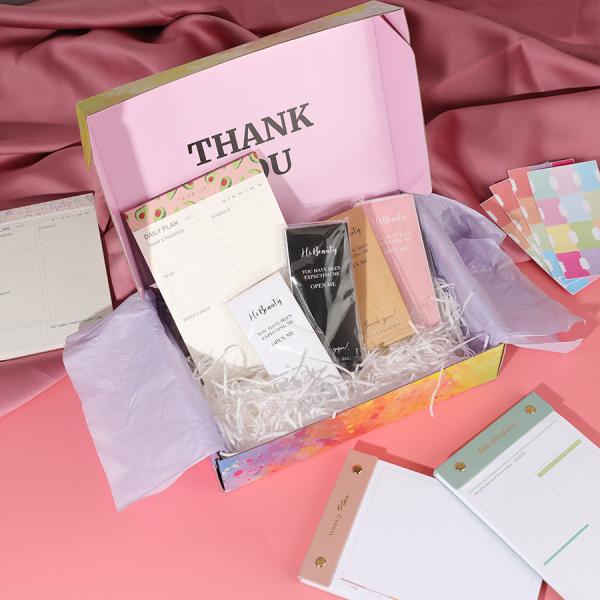 Перерабатываемый пользовательский логотип гофрированный почтовый ящик для ежемесячной подписки