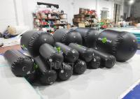 Defensas marítimas de PVC para barco flutuante inflável preto com logotipo personalizado